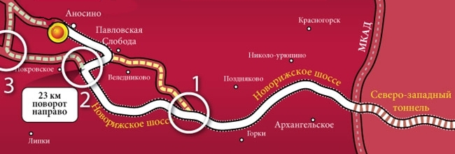 Схема проезда в поселок Крона, увеличить Схема проезда в поселок Крона, увеличить