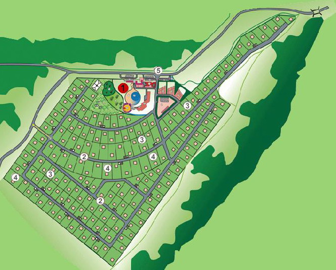 Увеличить план котеджного поселка Ясная Поляна